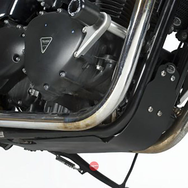 R&G Racing Bash Plate Triumph Thruxton 06- Bonneville Black