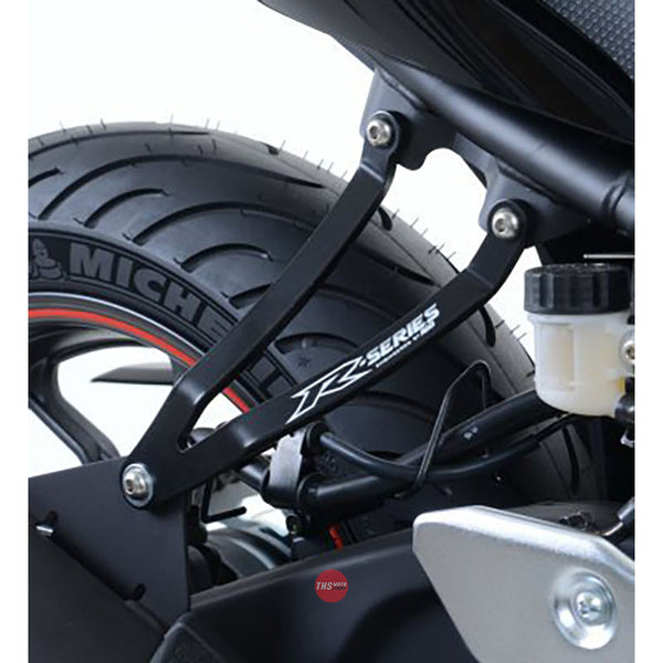 R&G Exhaust Hanger the Yamaha R25 14- and R3 15- models Black