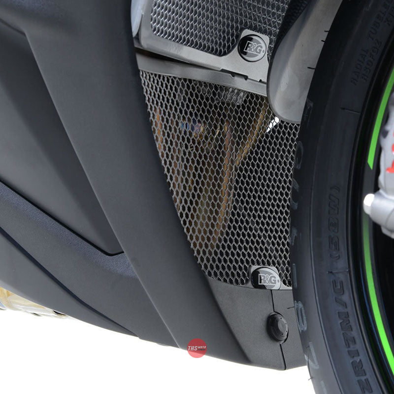 R&G Racing Downpipe Header Grille ( ) Kawa Green