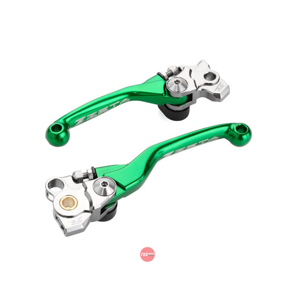 Zeta Pivot Lever Set FP - Kawasaki - Green ZE44-1124