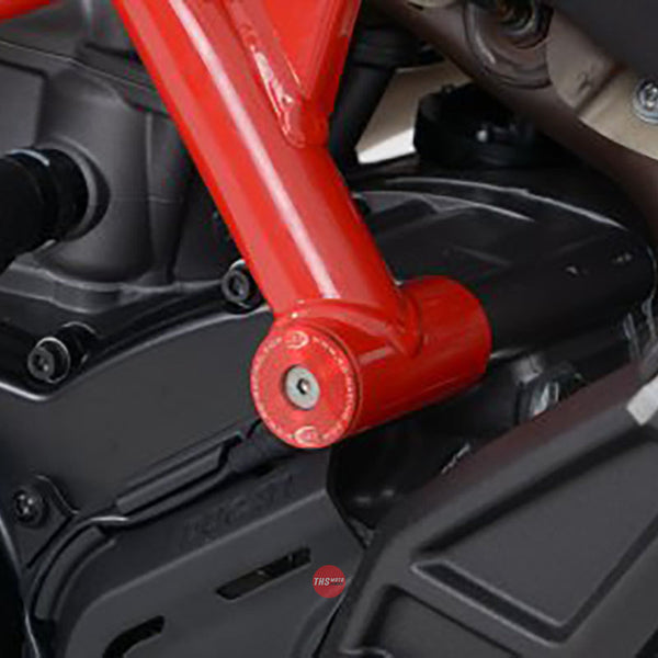 R&G Racing Frame Plug aluminium LH Red