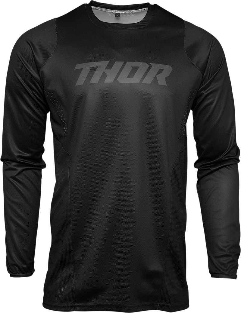 Thor Jersey Mx Pulse Black L S21 Blackout Large