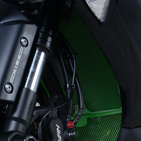 R&G Racing Radiator Guard Kawasaki ZX6R 636 19- Green