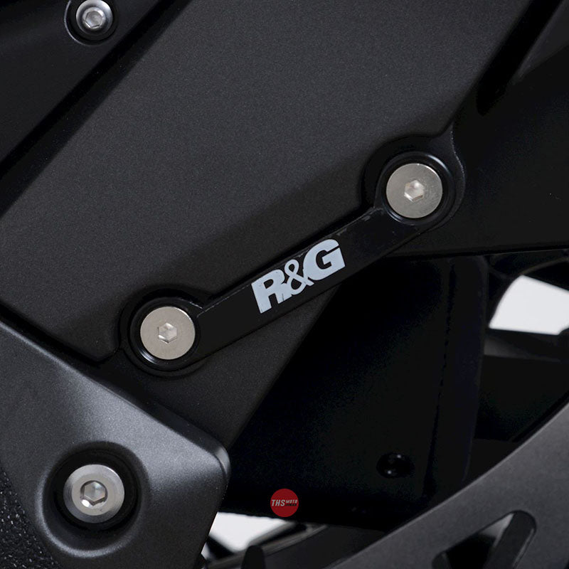 R&G Racing Rear Footrest Plate pair Yamaha YZF R1M 2020 Black