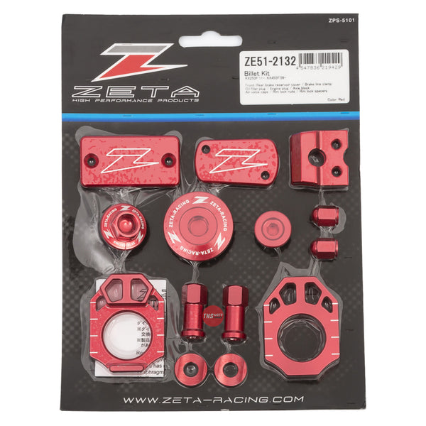 ZETA Brake Accessories Kit Red ZE51-2132