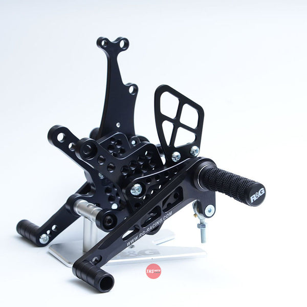 R&G Racing Rearsets Kawasaki ZX-10R 16 Black