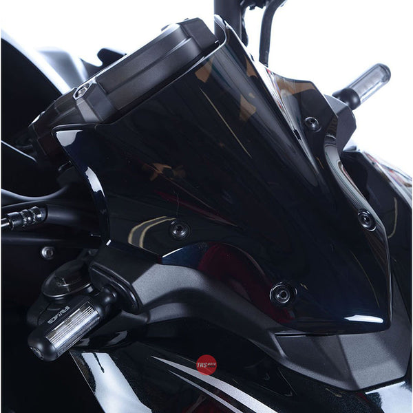 R&G Front Indicator Adapter Kit Kawasaki Z900 17-19, Versys-X 300 17-, Black