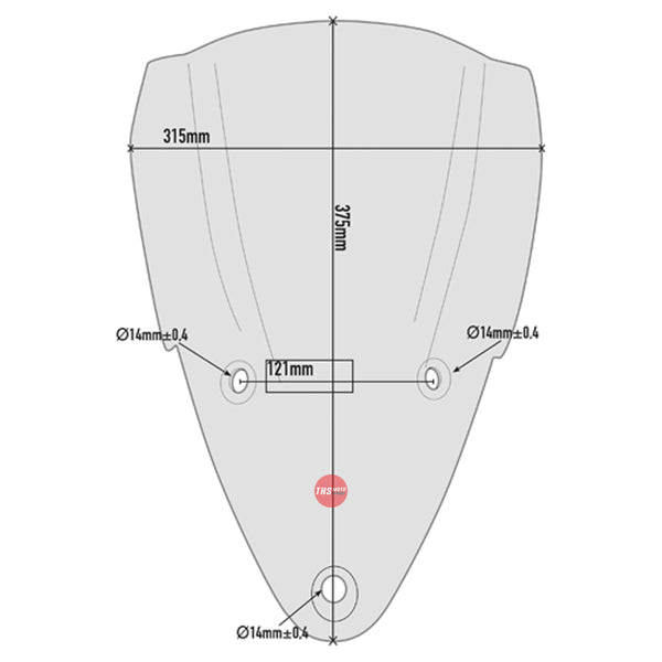 Givi Windscreen For Ducati Supersport Smoke