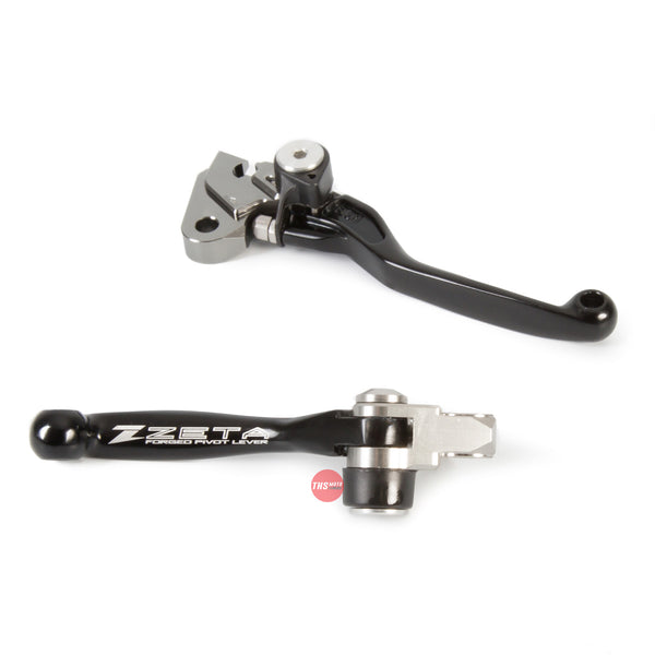 Zeta Pivot Lever Set FP - Kawasaki KX250F/ 450F '05-'12 - Black ZE44-1101