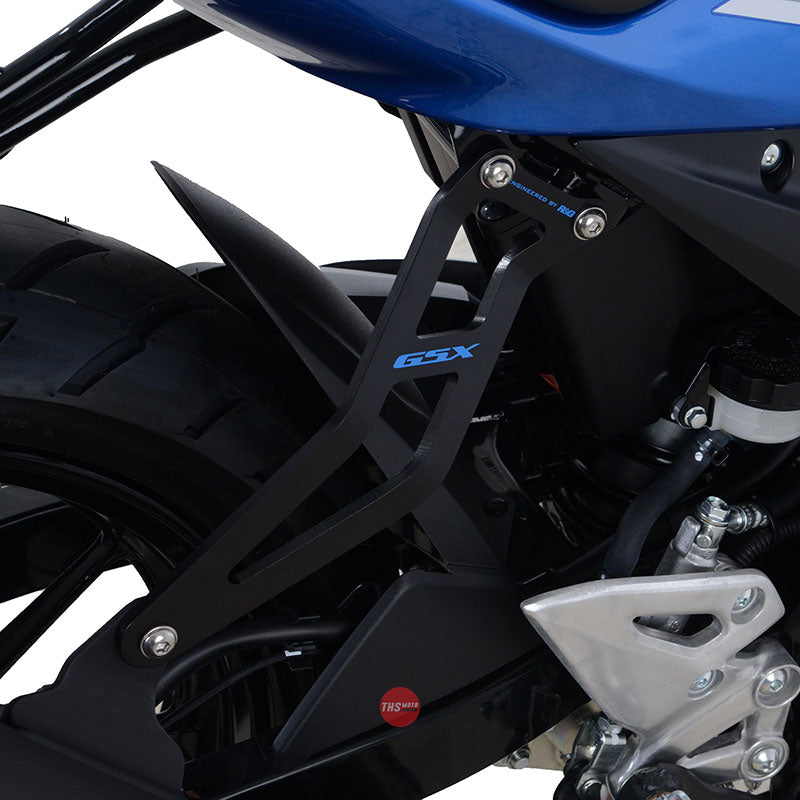 R&G Racing Ext Hang Black & Blue F/Rest kit GSX-R125