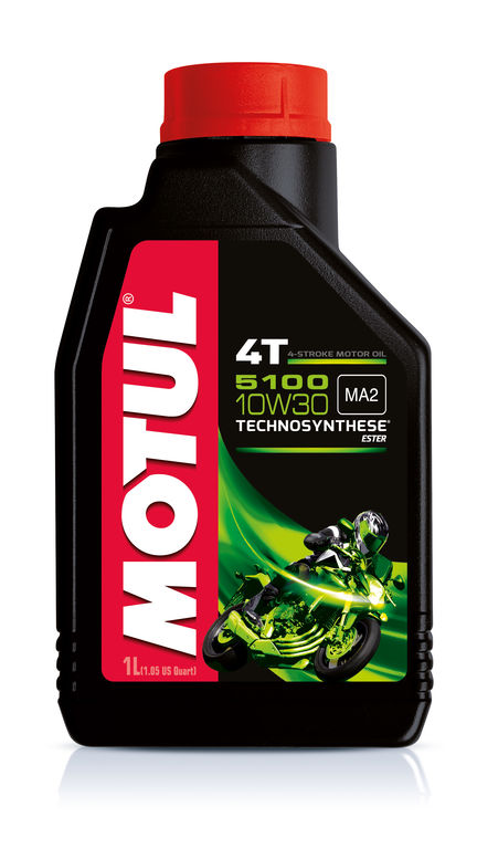 Motul 5100 4T 10W30 1L Technosynthese Engine Oil 1 Litre