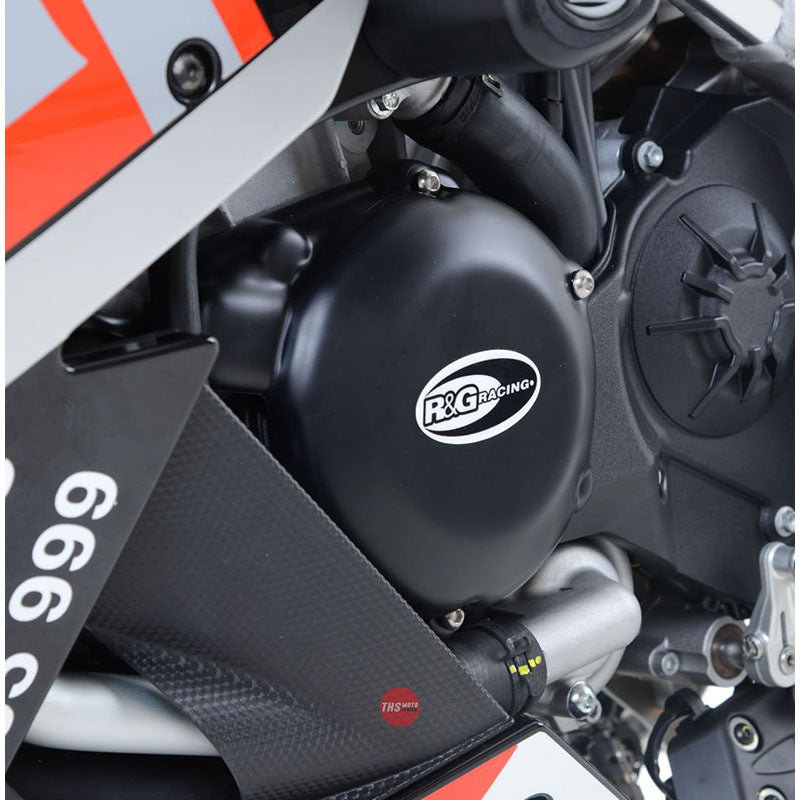 R&G Engine Case Cover Kit Aprilia RSV4 15- Black