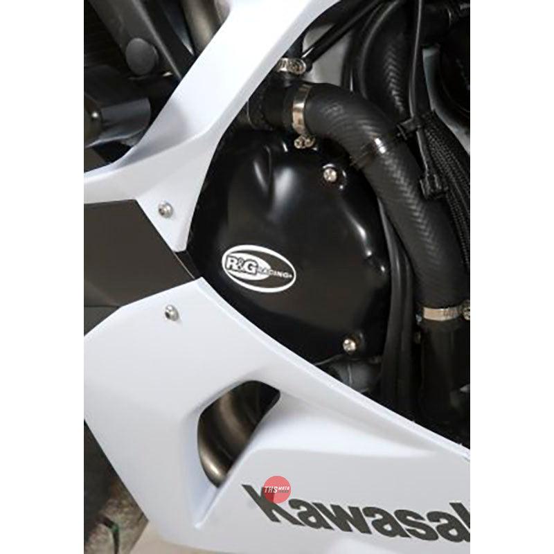 R&G Engine Case Cover Kit Kawasaki ZX6R 09- Black