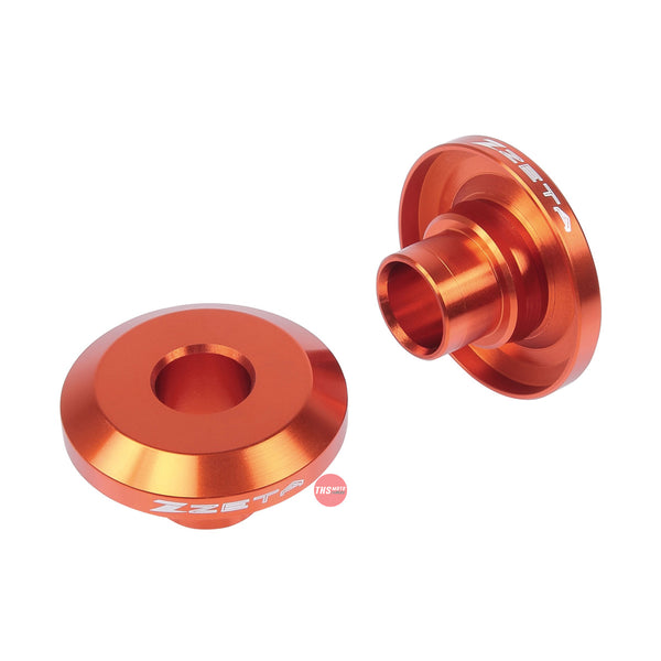 ZETA Fast Rear Wheel Spacer Rear Orange ZE93-2513