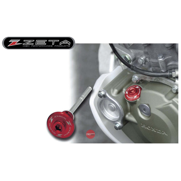 ZETA Oil Dip Stick Oil level dipstick Red ZE89-3210