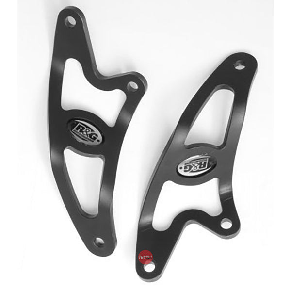 R&G Exhaust Hanger Kit Aprilia Tuono 06- Black