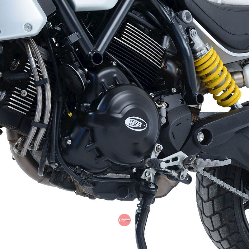 R&G Racing Engine Case Cover Ducati Scrambler 1100 18- LHS Black