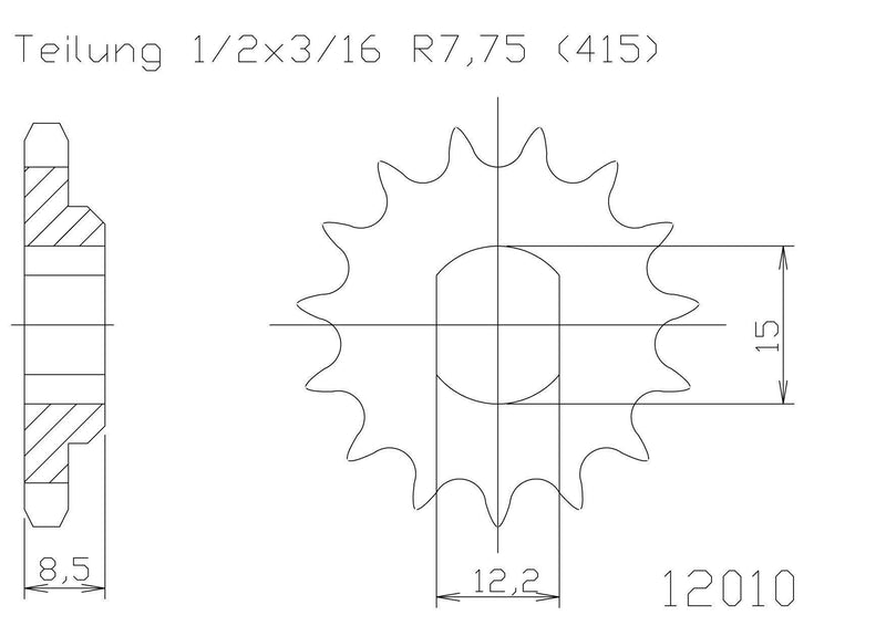 Moto Master Sprocket Front 11T 11 Tooth