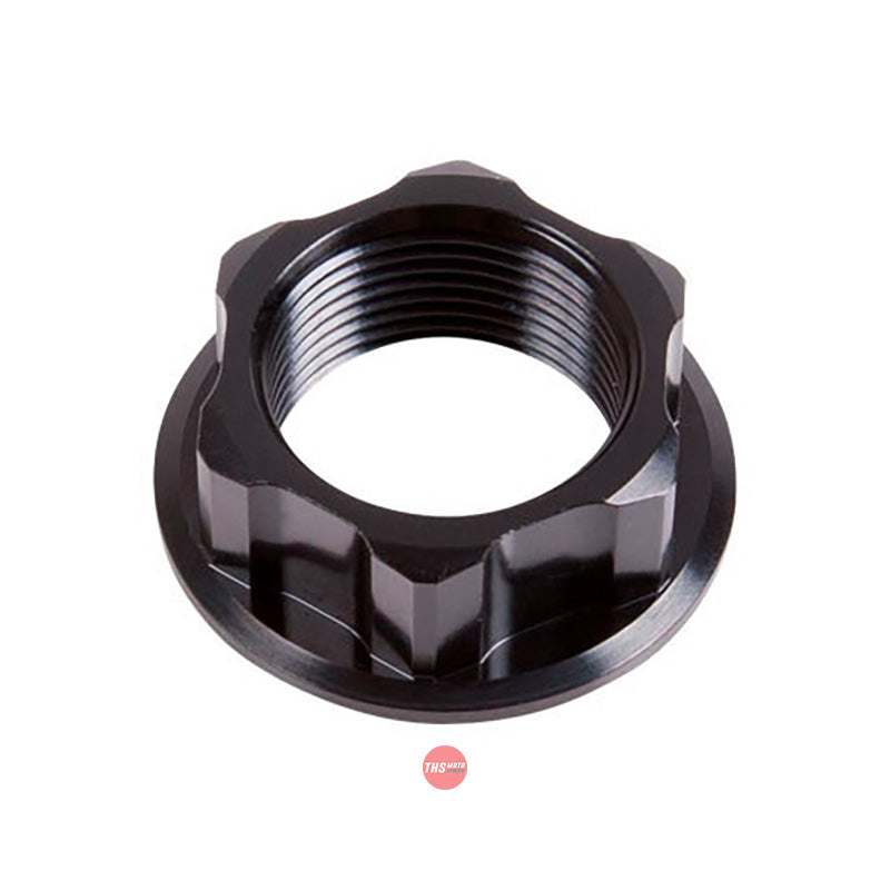 ZETA Steering Stem Nut M24X30-P1.0 H12 Black  ZE58-2121