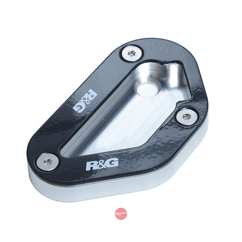 R&G Racing Kickstand Shoe Suzuki 650 V- Silver PKS0053SI