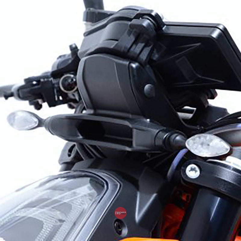 R&G Front Indicator Adapter Kit the KTM 1290 Superduke 14-, KTM 790 Duke Black