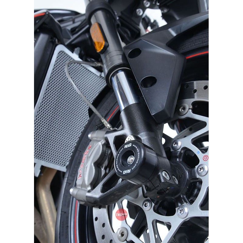 R&G Racing Fork protectors Triumph Street Triple 765 RS Black