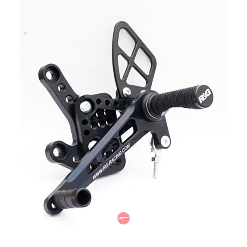 R&G Racing Rearsets Kawasaki ZX-10R 11 Black