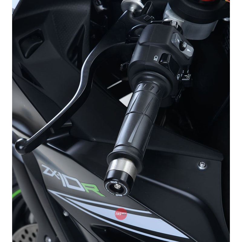 R&G Racing Bar End Sliders Kawasaki ZX-10R 06-16 Black