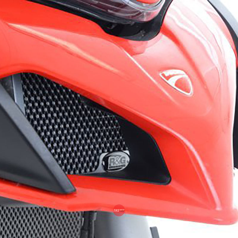 R&G Oil Cooler Guard the Ducati Multistrada 1200/S/Enduro 15-, Multistrada Red