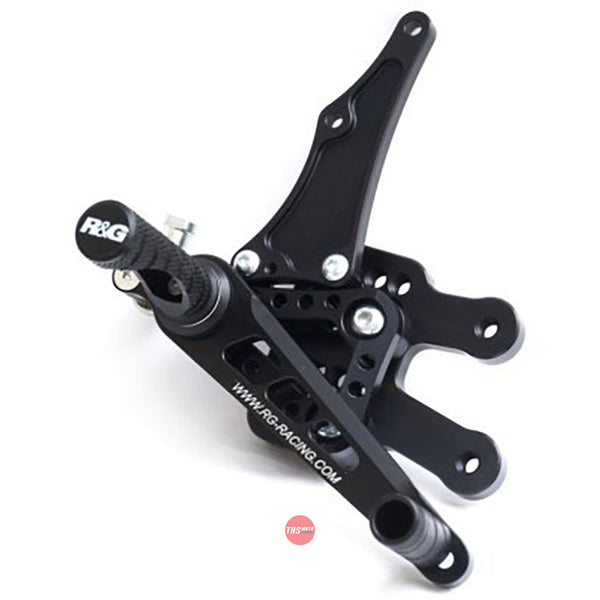 R&G Adjustable Rearsets Suzuki GSX-R600/750 11- Black