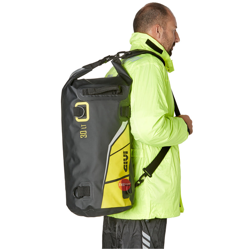 Givi Cylindrical Bag Roll Top Waterproof 30LT YELLOW