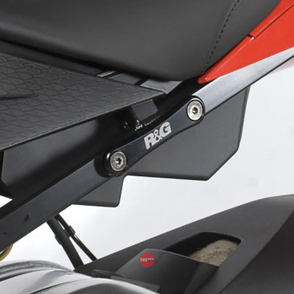 R&G Racing Rear Footrest Plate pair BMW S1000RR 10-15 Black