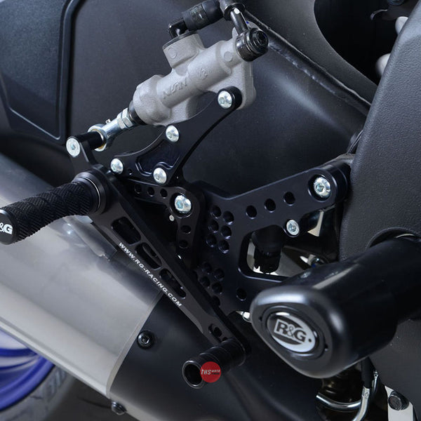 R&G Racing Rearsets Yamaha YZF-R6 06- Black