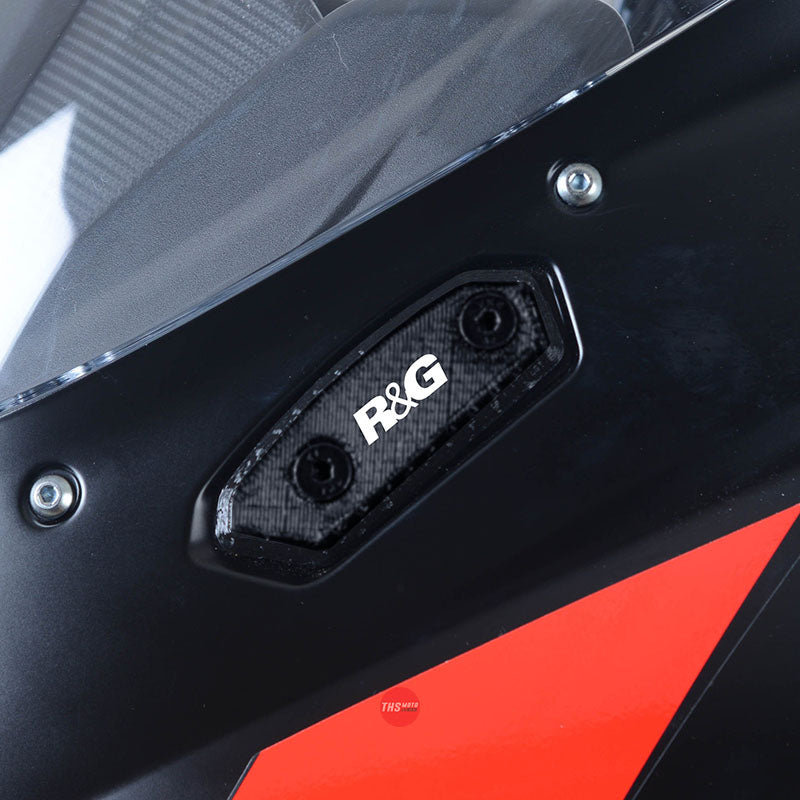 R&G Racing Mirror Blanking Plates Suzuki GSX-R125 Black