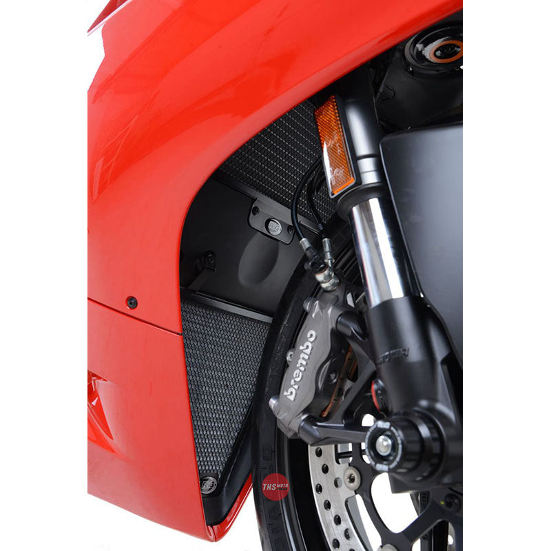 R&G Racing Radiator Guard Ducati 2 Piece Black