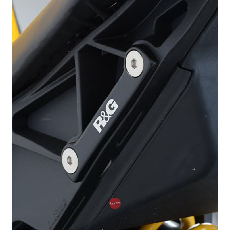 R&G Racing Rear Footrest Plate left side EBR 1190 RX/SX Black