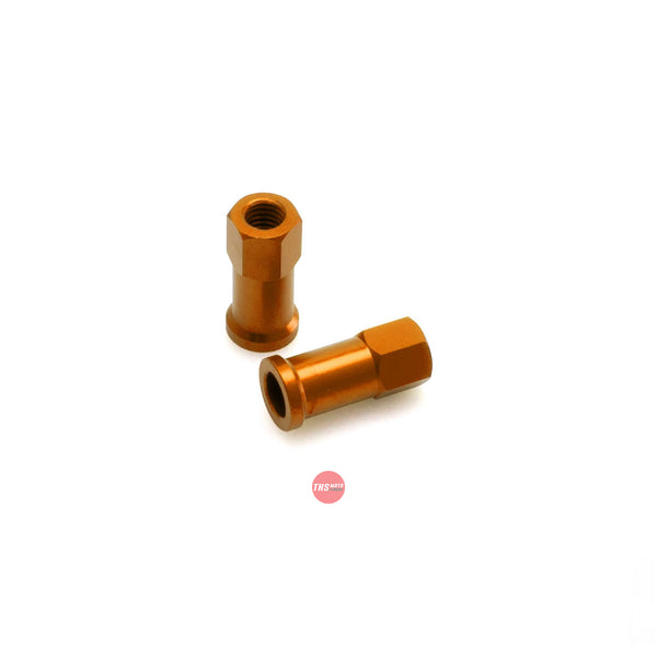 DRC Rim Lock Nuts 2Pc Orange D58-02-107