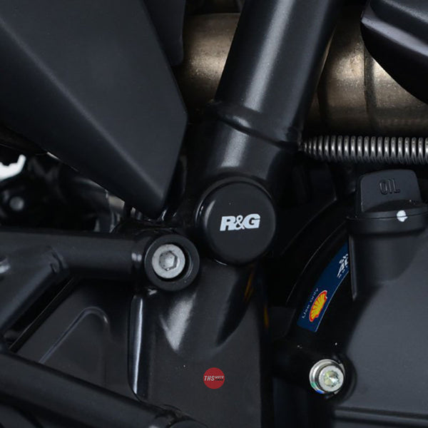 R&G Racing Frame Plug Kit Ducati Scram End 15-17 D/Sled 18- Black