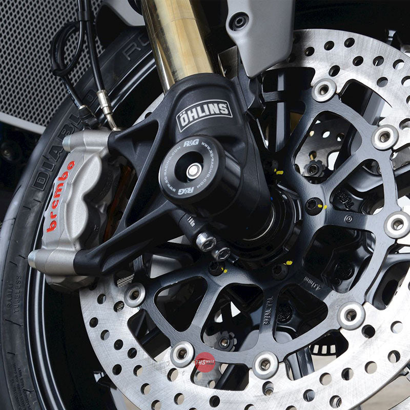 R&G Racing Fork protectors Ducati 1260 S Black