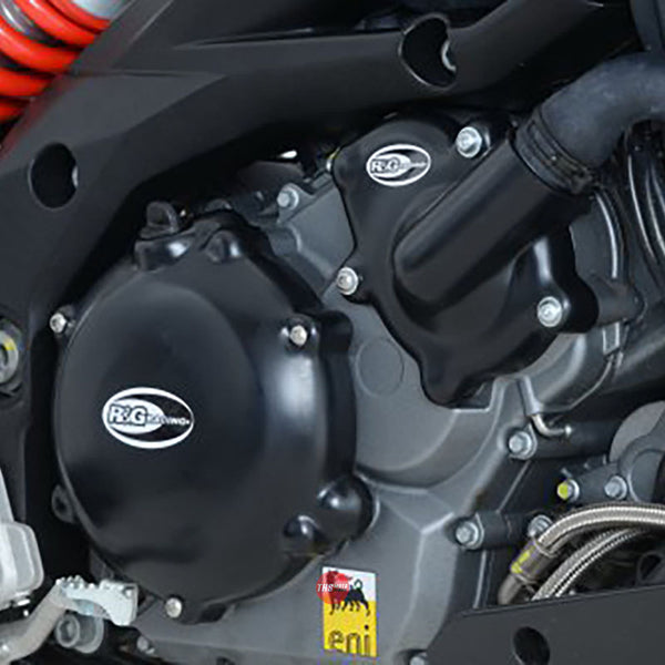 R&G Engine Case Cover Kit Aprilia Caponord 1200 and Dorsoduro 1200 Black