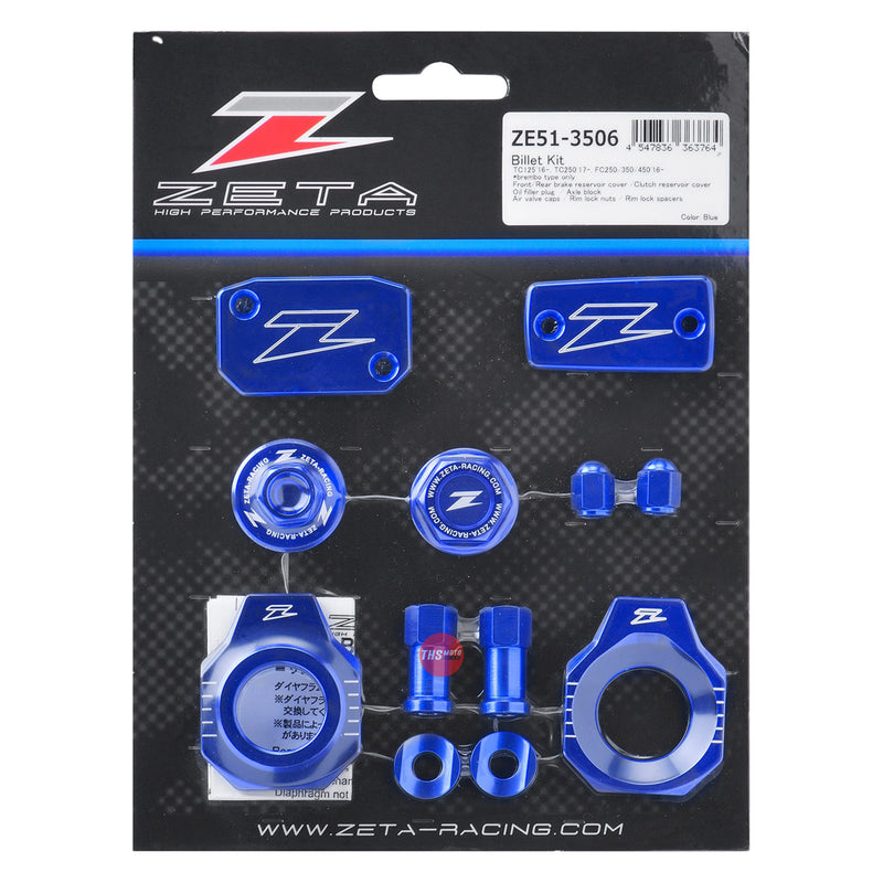 ZETA Billet Kit Blue ZE51-3506