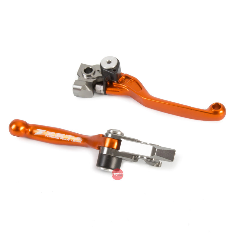 Zeta Pivot Lever Set FP Brembo / KTM Husqvarna - Orange ZE44-4107