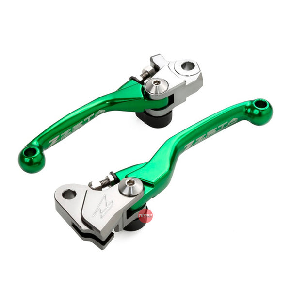 Zeta Pivot Lever Set FP - Kawasaki - Green ZE44-1114