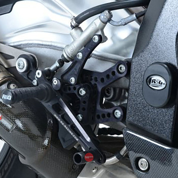 R&G Racing Rearsets BMW S1000RR 10-14 Black RSET01BK