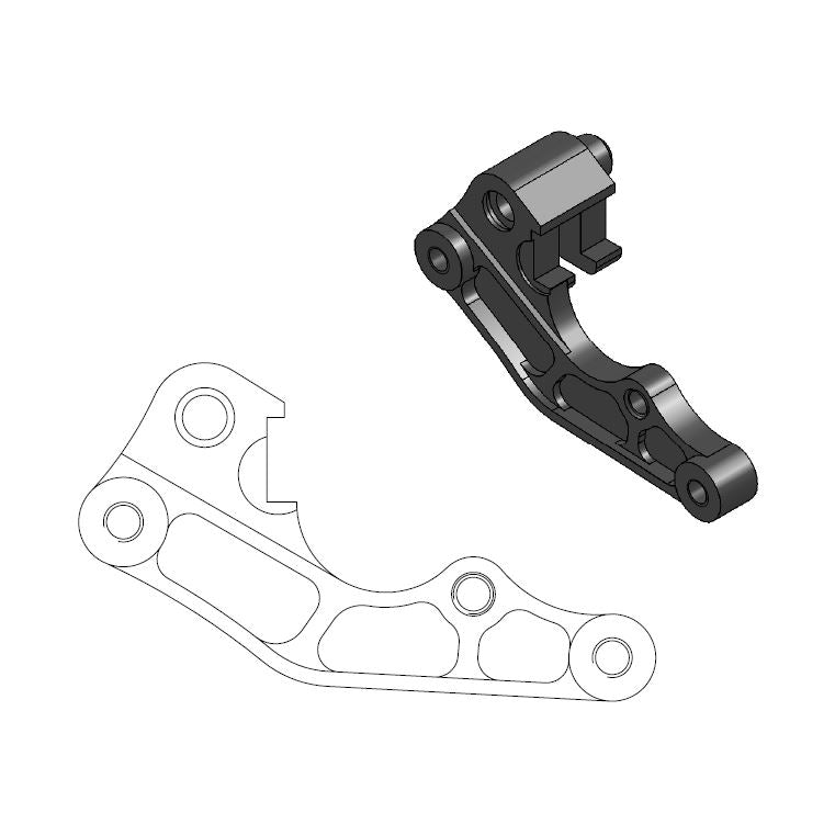 Moto Master *Brake Adapter Oversize 260Mm Yamaha Yz125 Yz250 Wr125 Wr250 01-07 Yz250F 01-06 Yz426F