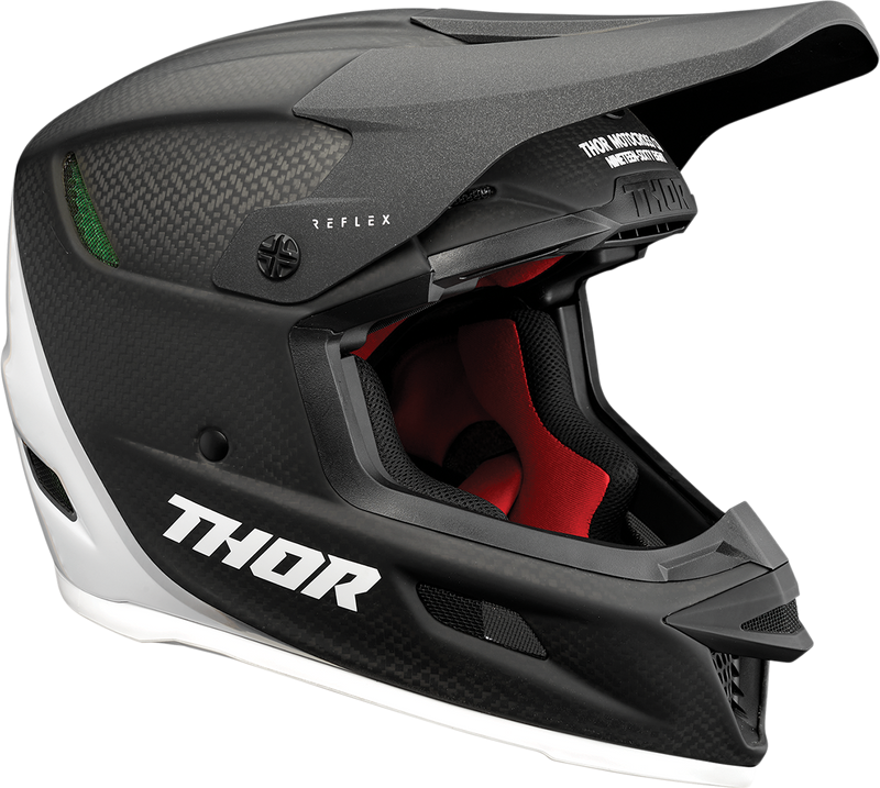 Thor Helmet MX Reflex Carbon S21 Polar White Size Large 59 60cm