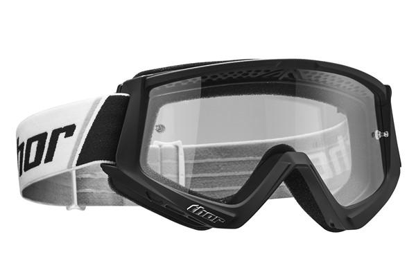 Thor Goggle MX Combat Black White