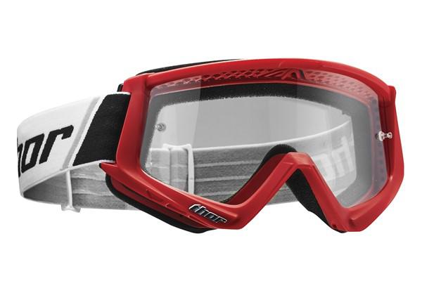 Thor Goggle Combat Red Black