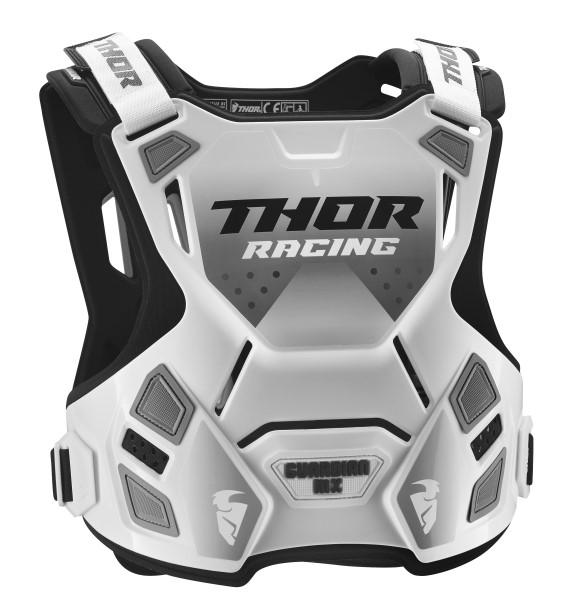 Thor Chest Protector MX Child Guardian White 2XS XS {suits most riders 18-27kg}