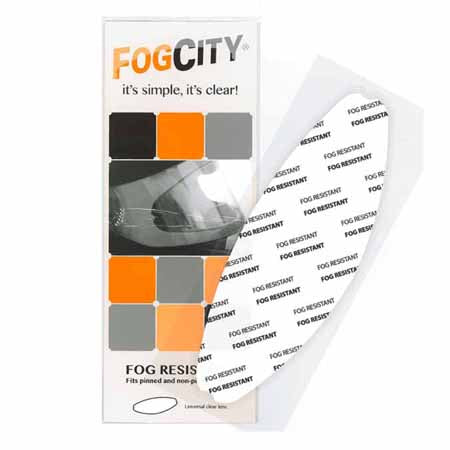 AH-PL000404 - Fog City Universal clear lens is the perfect solution to prevent fog on the inside of the visor of any helmet!